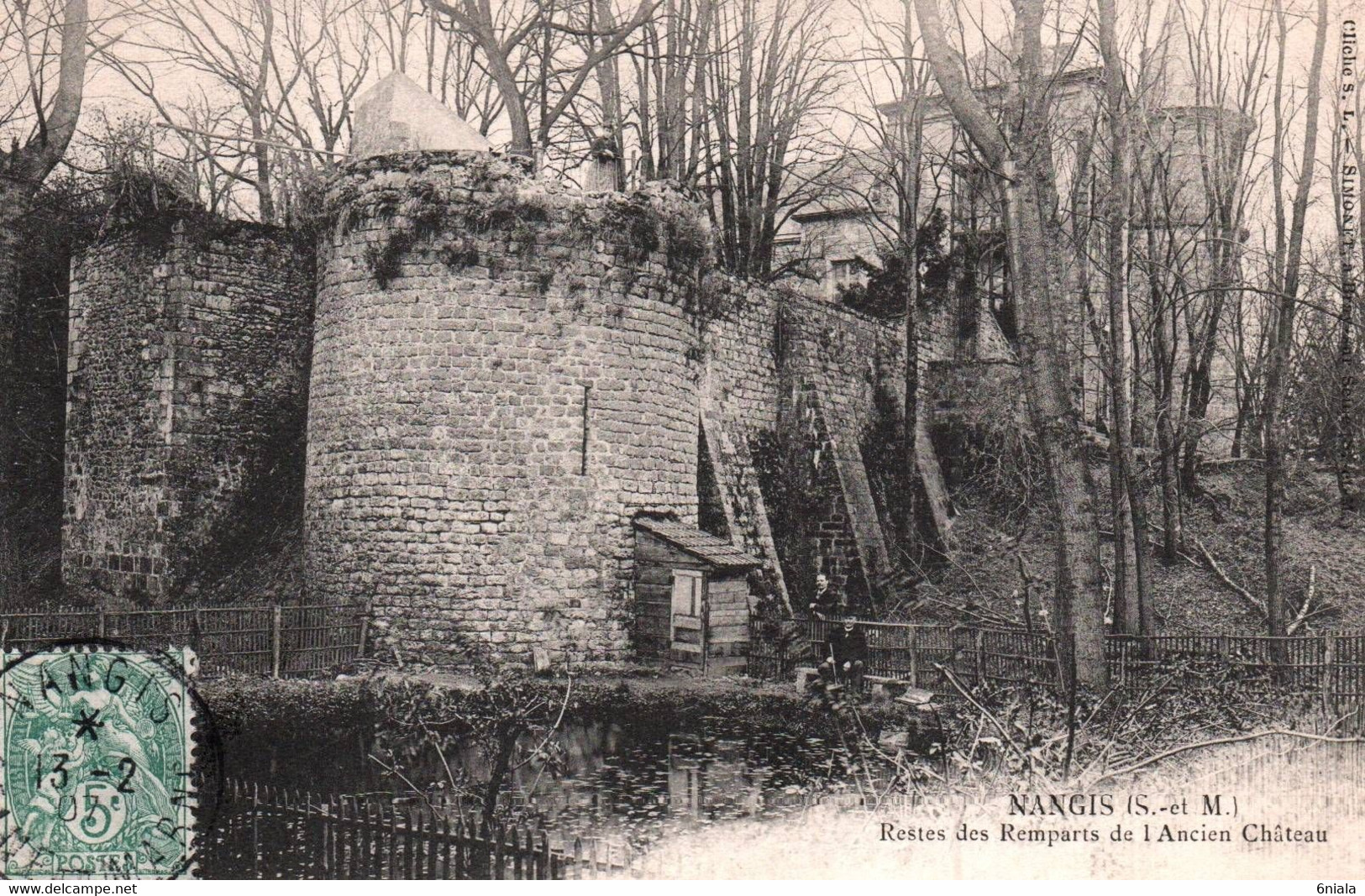 9200 NANGIS  Restes Des Remparts De L'Ancien Château     ( Recto-verso) 77 Seine Et Marne - Nangis