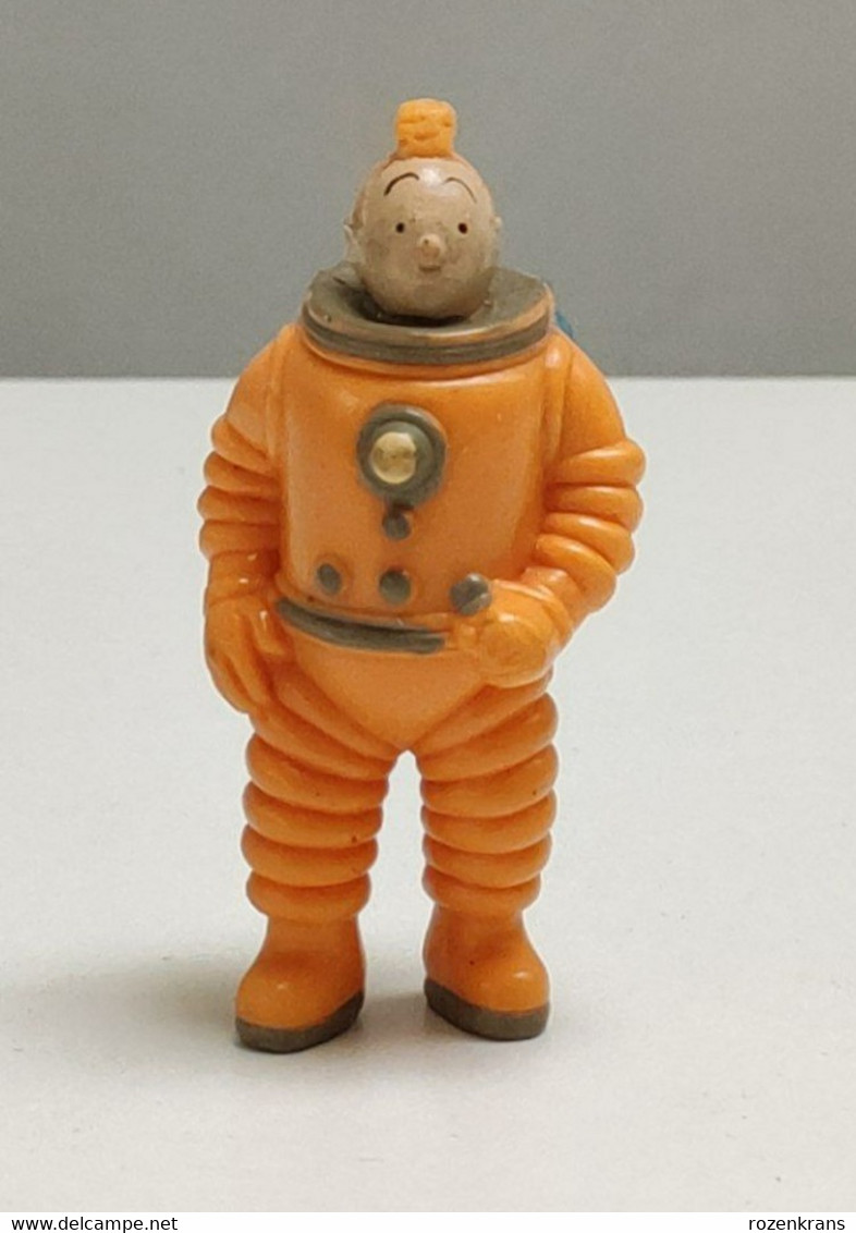 Stripfiguur Strip Figuur Kuifje Als Cosmonaut Kuifje Mannen Op De Maan LU HERGE 1994 Comic Figure Tintin Objectif Lune - Kuifje