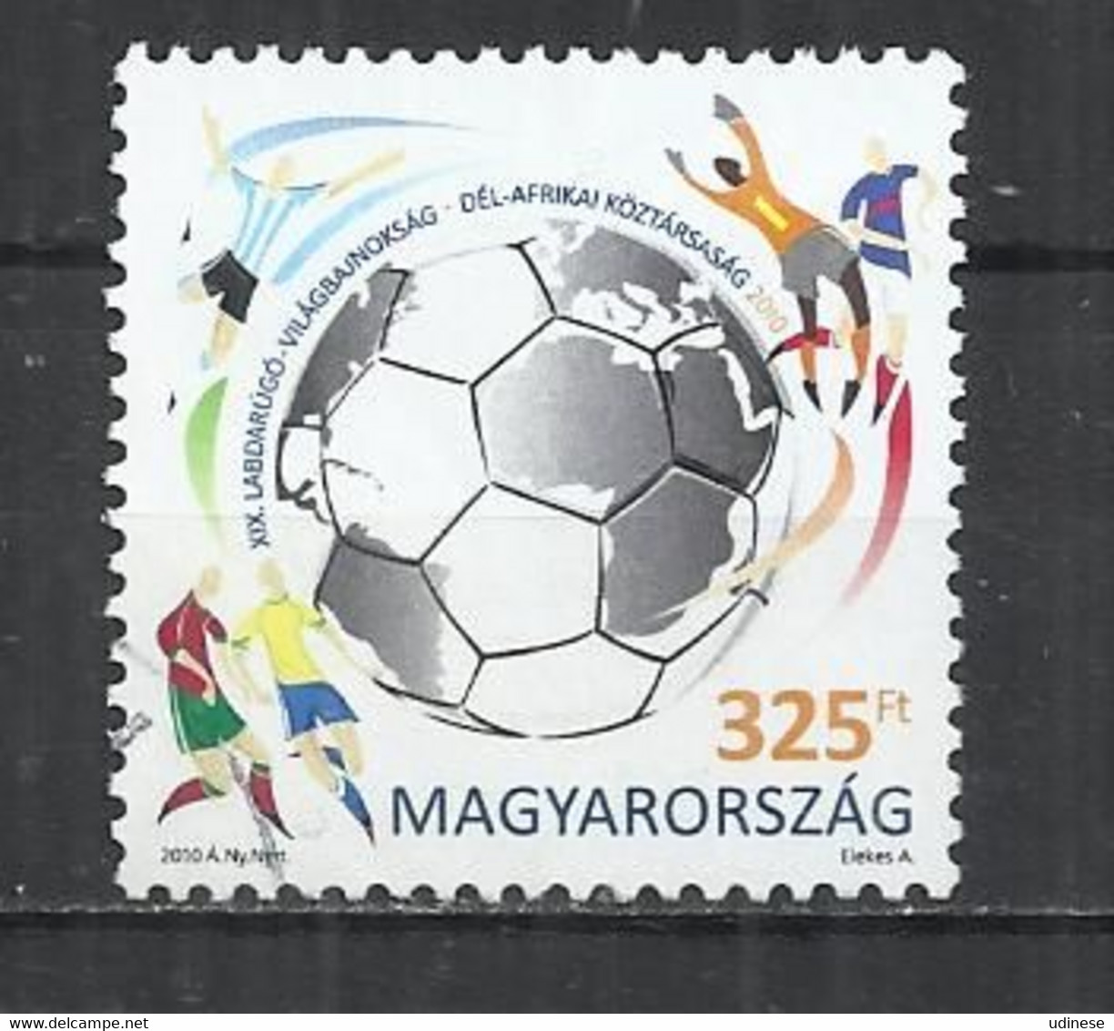 HUNGARY 2010 - FOOTBALL  WORLD CUP - POSTALLY USED OBLITERE GESTEMPELT USADO - 2010 – South Africa