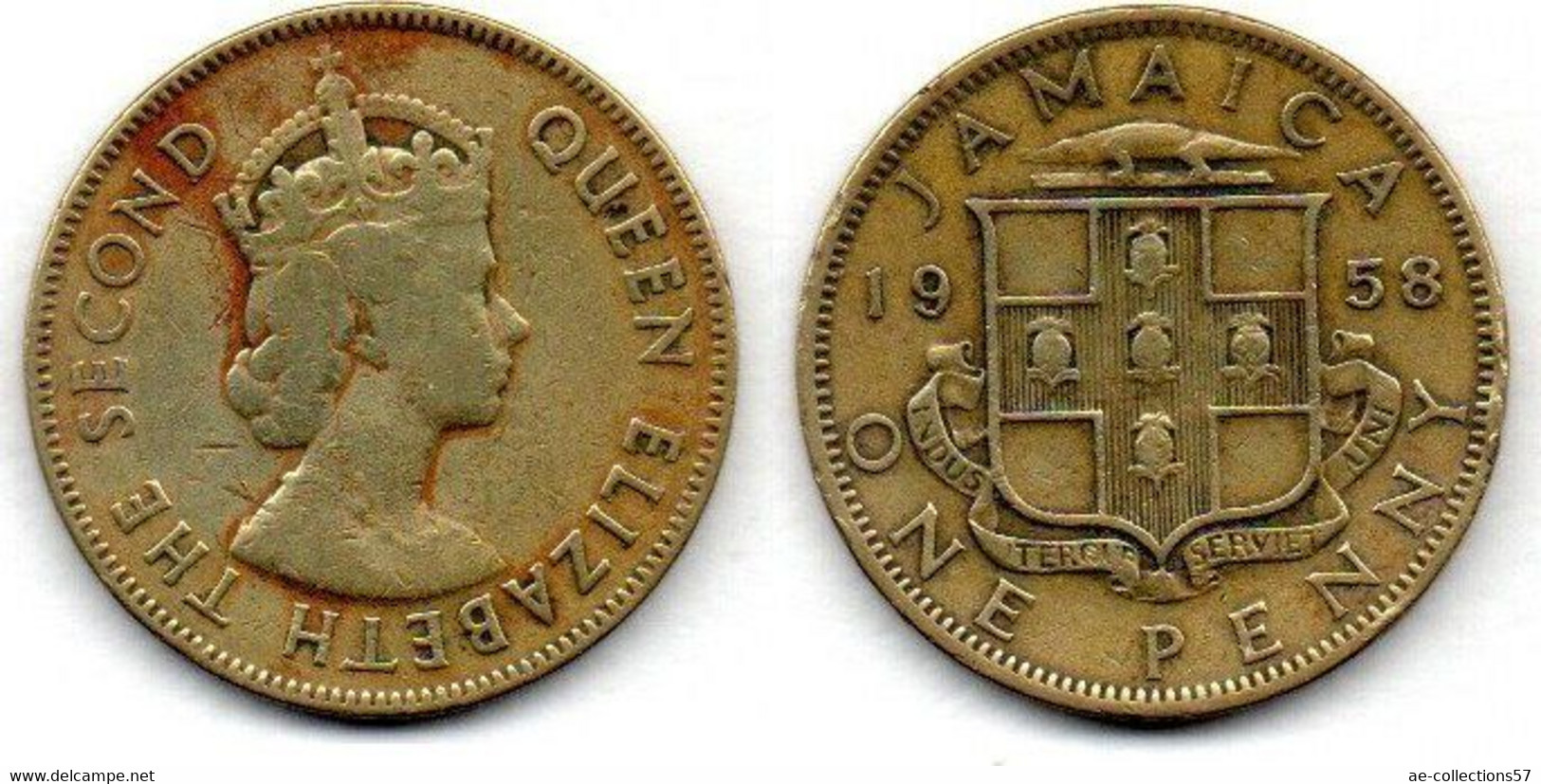 Jamaique -  Penny 1958 TB - Jamaica