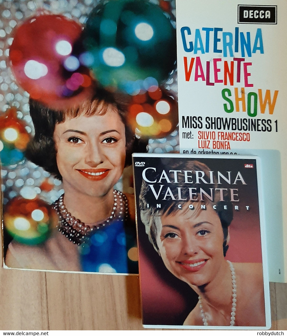 * LP + DVD *  CATERINA VALENTE SHOW, MISS SHOWBUSINESS 1 / CATERINA IN CONCERT (Holland 1963) - Autres - Musique Allemande