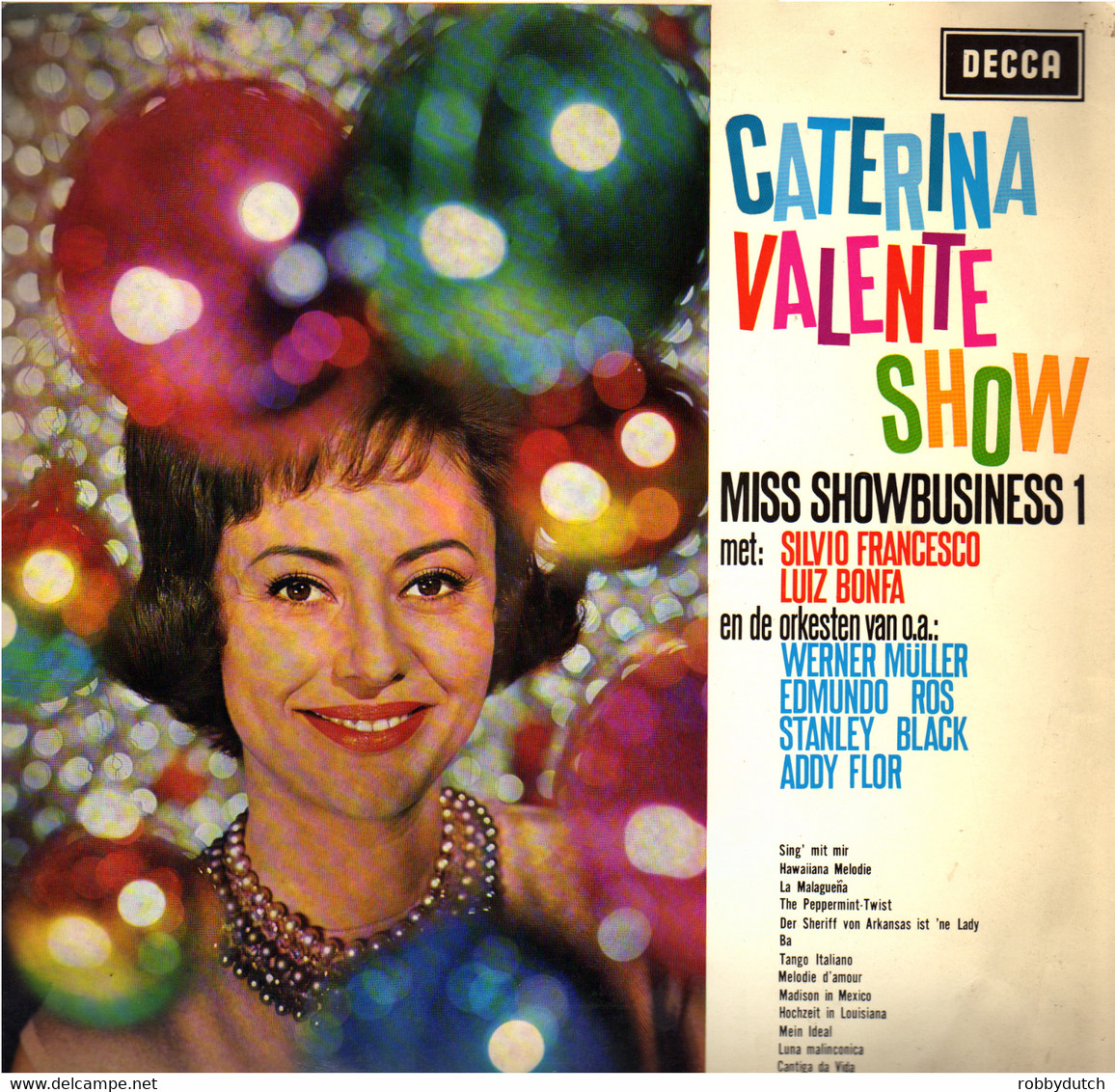 * LP + DVD *  CATERINA VALENTE SHOW, MISS SHOWBUSINESS 1 / CATERINA IN CONCERT (Holland 1963) - Sonstige - Deutsche Musik