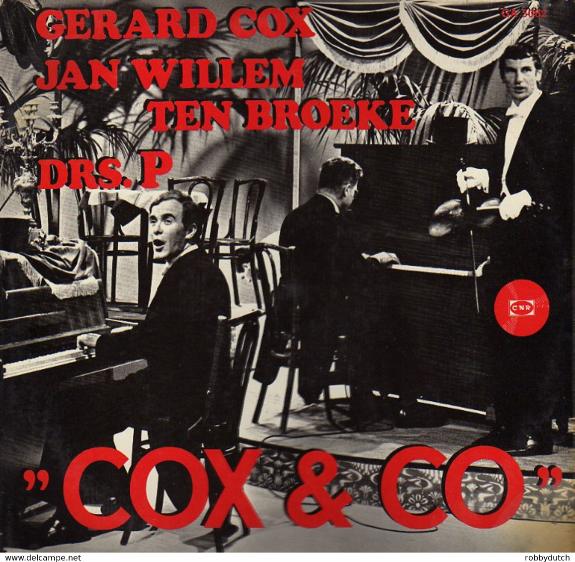 * LP + DVD *  GERARD COX, JAN WILLEM TEN BROEKE En DRS. P: " COX & CO"  + ZINGT ALLEN MEE MET DRS. P - Humour, Cabaret