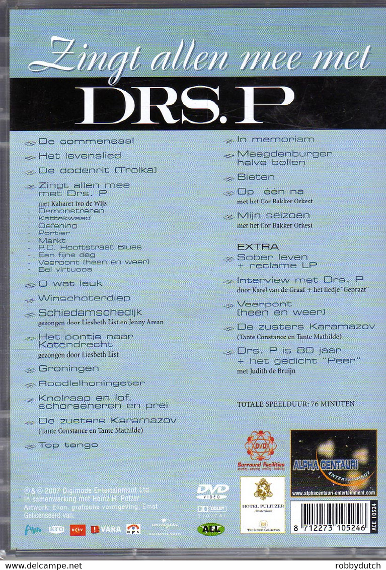 * LP + DVD *  GERARD COX, JAN WILLEM TEN BROEKE en DRS. P: " COX & CO"  + ZINGT ALLEN MEE MET DRS. P