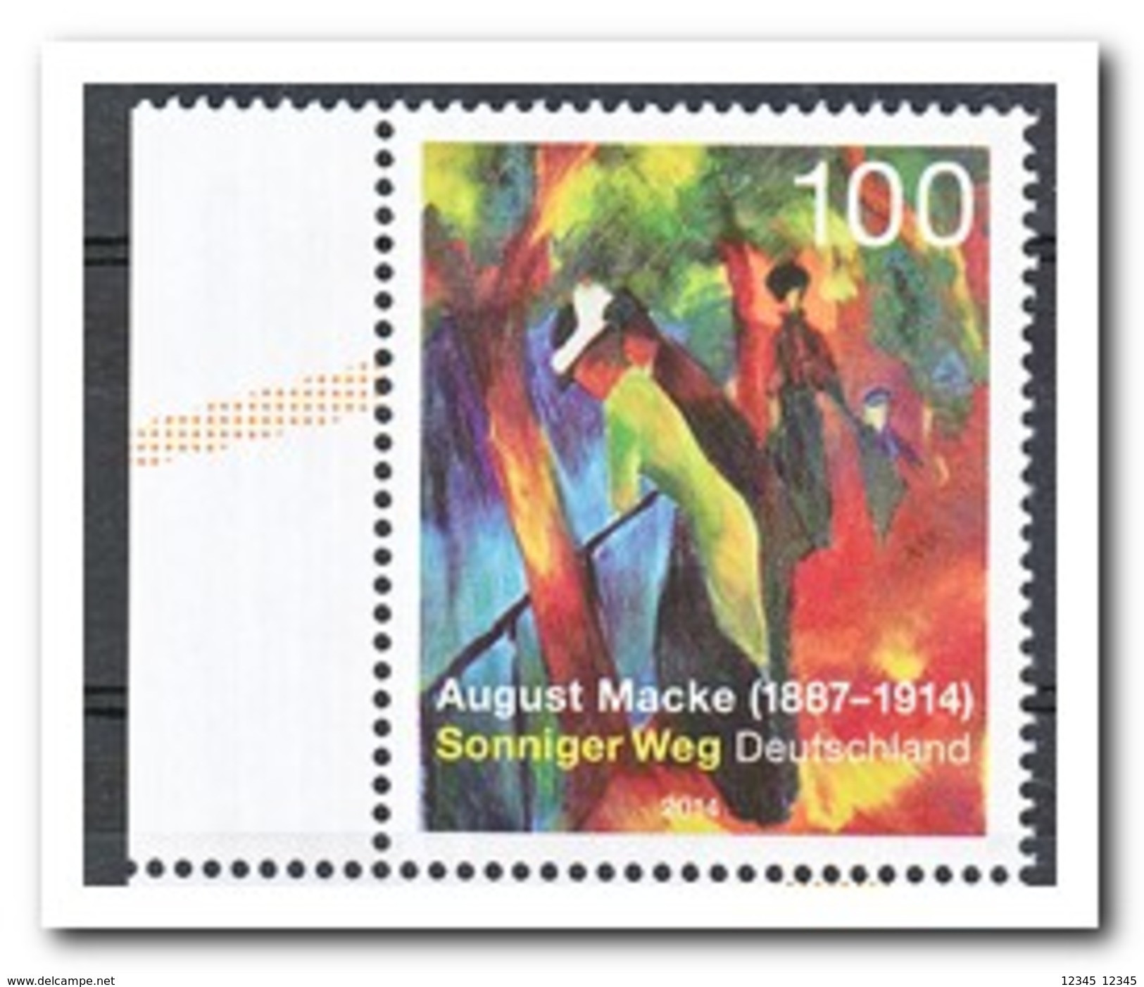 Duitsland 2014, Postfris MNH, MI 3103, August Macke - Nuovi