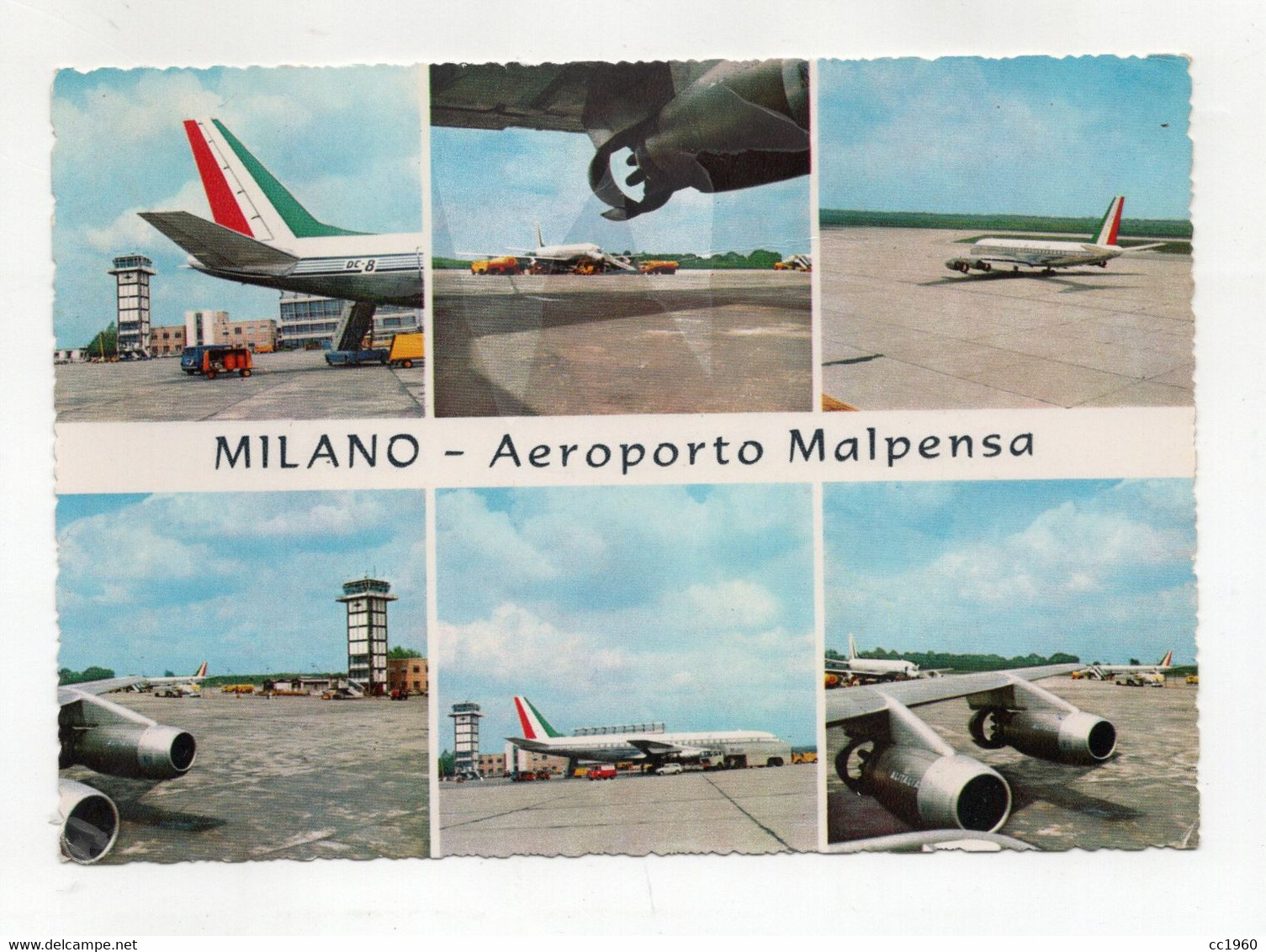 Milano - Aeroporto Malpensa - Cartolina Multipanoramica - Aerei - Non Viaggiata - (FDC33812) - Milano