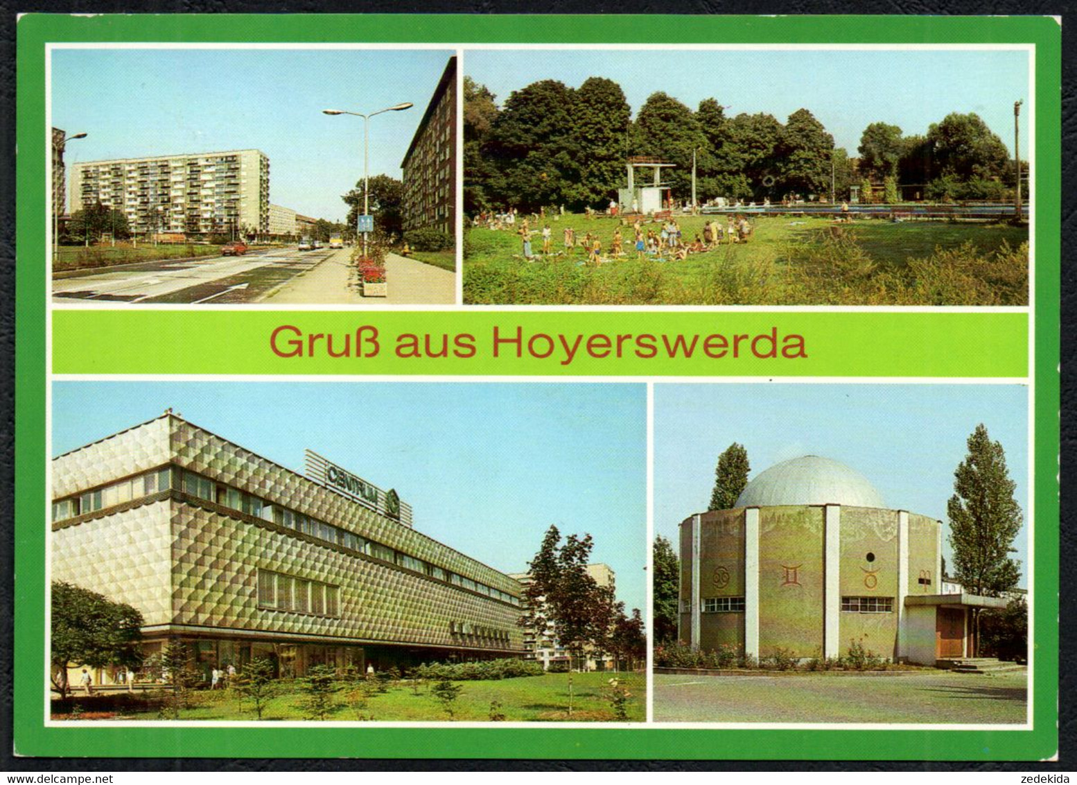 F6000 - Hoyerswerda Centrum Warenhaus Planetarium - Verlag Bild Und Heimat Reichenbach Qualitätskarte - Hoyerswerda