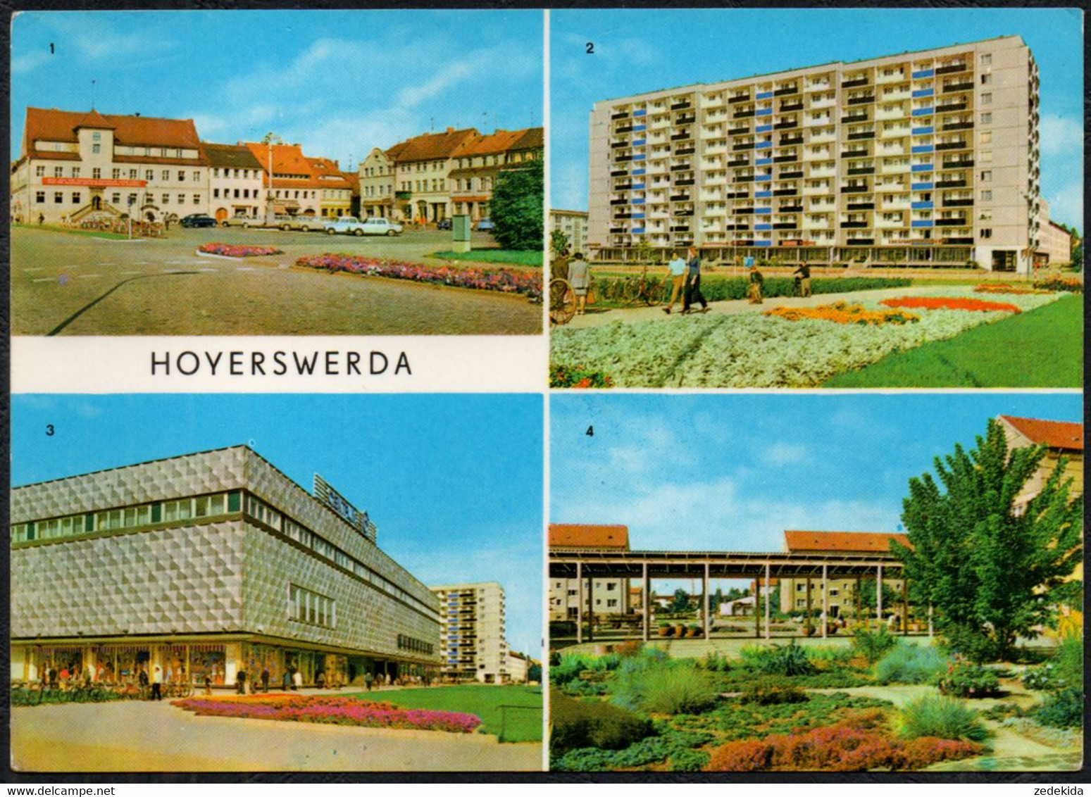 F6005 - Hoyerswerda Neubauten Großplatte - Verlag Bild Und Heimat Reichenbach Qualitätskarte - Hoyerswerda