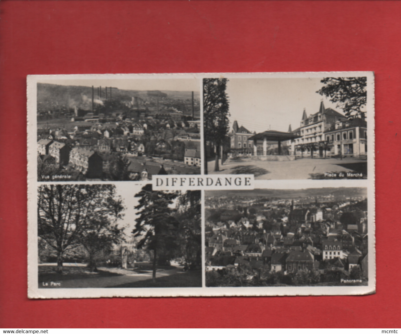 Carte - Differgange  - Vue Générale - Place Du Marché - Le Parc - Panorama - Differdingen