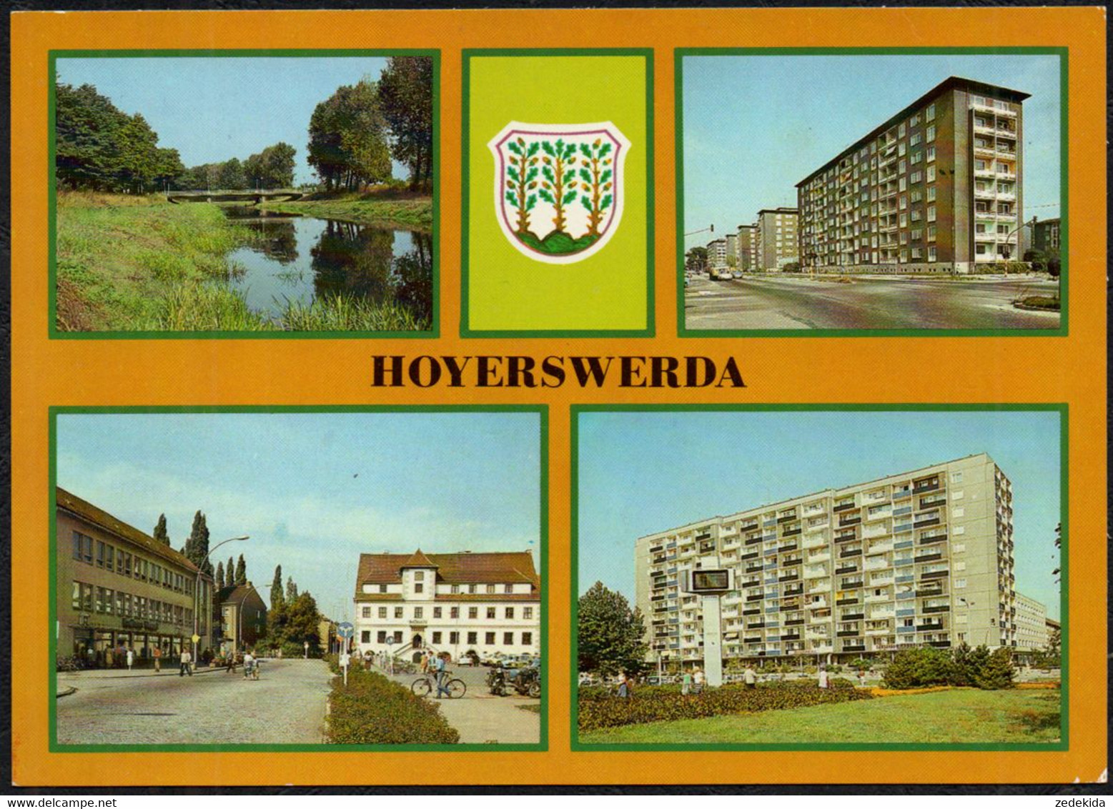 F6006 - TOP Hoyerswerda Neubauten Großplatte - Verlag Bild Und Heimat Reichenbach Qualitätskarte - Hoyerswerda