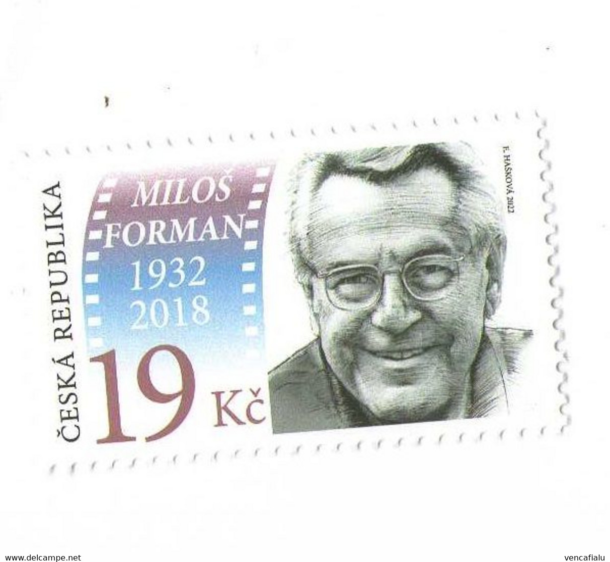 Year 2022 - Nice Czech Film Director Milos Forman, 1 Stamp, MNH - Neufs