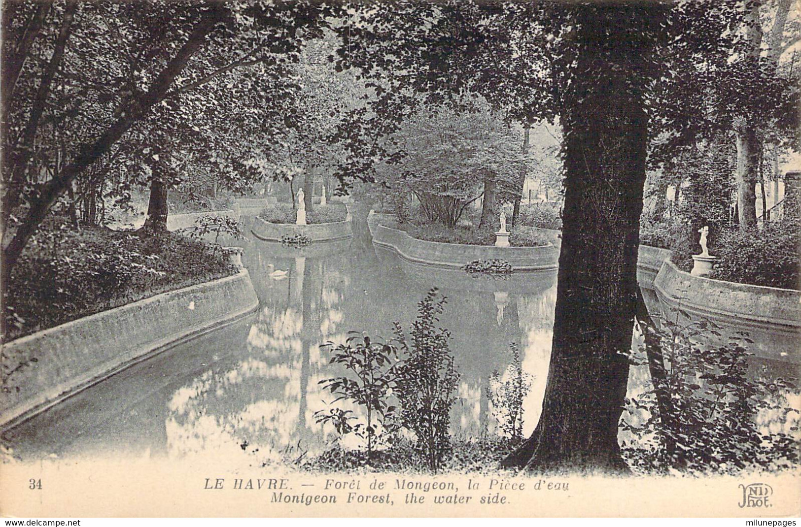 76 Seine Maritime La Pièce D'eau De La Forêt De Mongeon Près Du Havre - Forêt De Montgeon