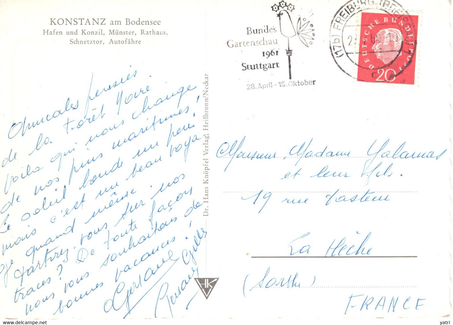 Costanza (viaggiata Per La Francia, 1960) - Schwandorf