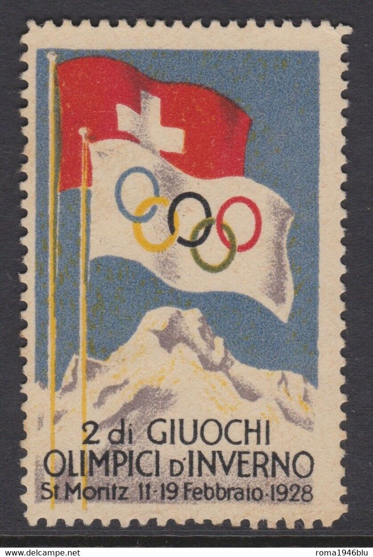 SAINT MORITZ 1928 2 ND OLYMPIC WINTER GAMES - Cinderellas