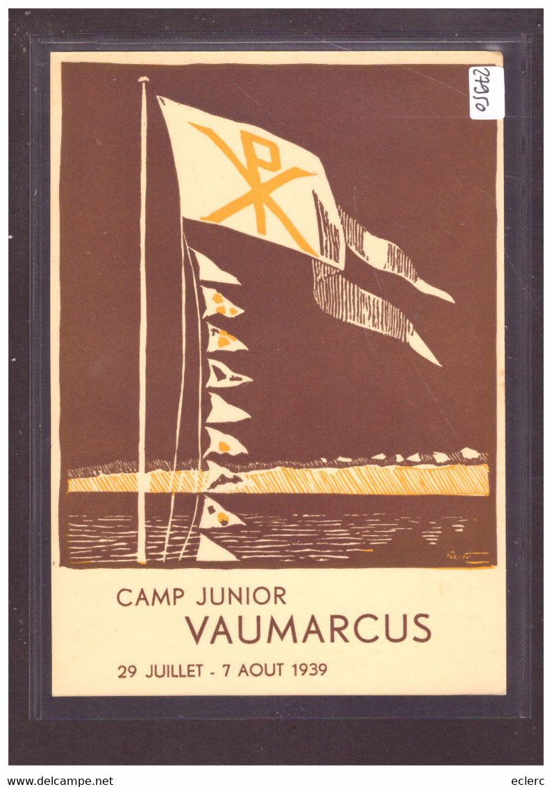 FORMAT 10x15cm - VAUMARCUS - CAMP SCOUT JUNIOR 1939 - TB - Vaumarcus