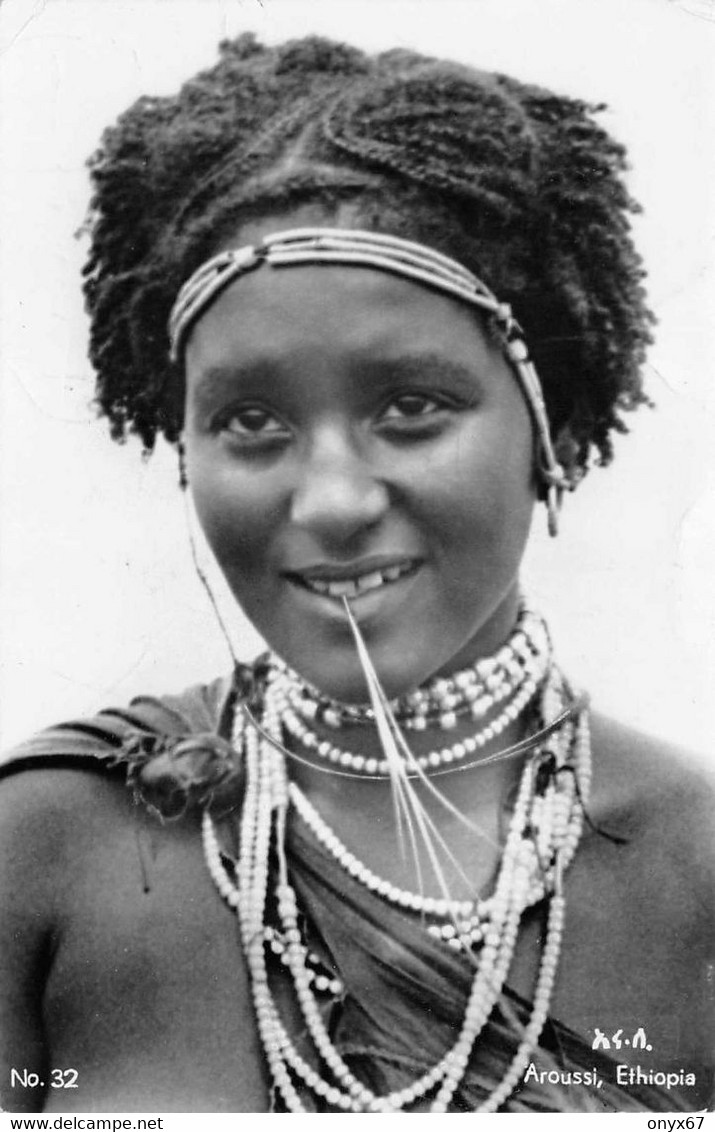 AROUSSI-Ethiopie-Ethiopia-Afrique-Galla Beauty-Young Girl-Child Woman-Stamp-Timbre-Briefmarke - Etiopia