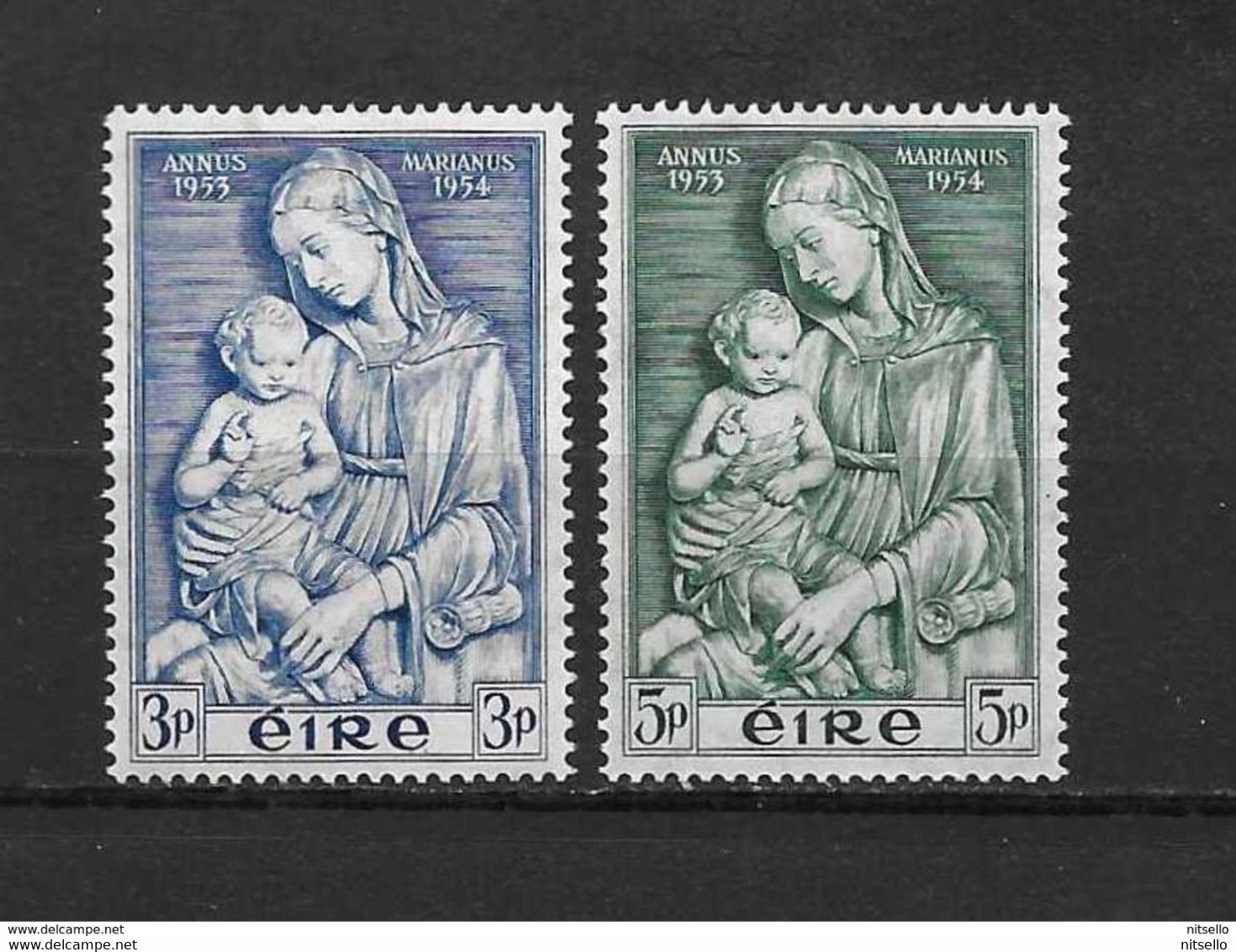 LOTE 1472 ///  IRLANDA YVERT Nº: 122/123 *MH // CATALOG./COTE: 10,50 € ¡¡¡ OFERTA - LIQUIDATION - JE LIQUIDE !!! - Unused Stamps