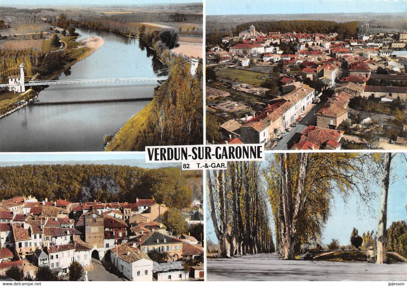 TARN ET GARONNE  82   VERDUN SUR GARONNE  QUATRE VUES - Verdun Sur Garonne