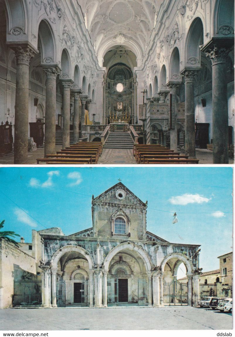 Sessa Aurunca (Caserta) - Anni '80 - Lotto 2 Cartoline Duomo - Caserta