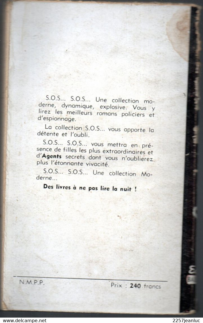 Rare Roman Editions Baudelaire De 1958 N:1 De Jean Raynal Espions .Contact...Perdu - Antiguos (Antes De 1960)