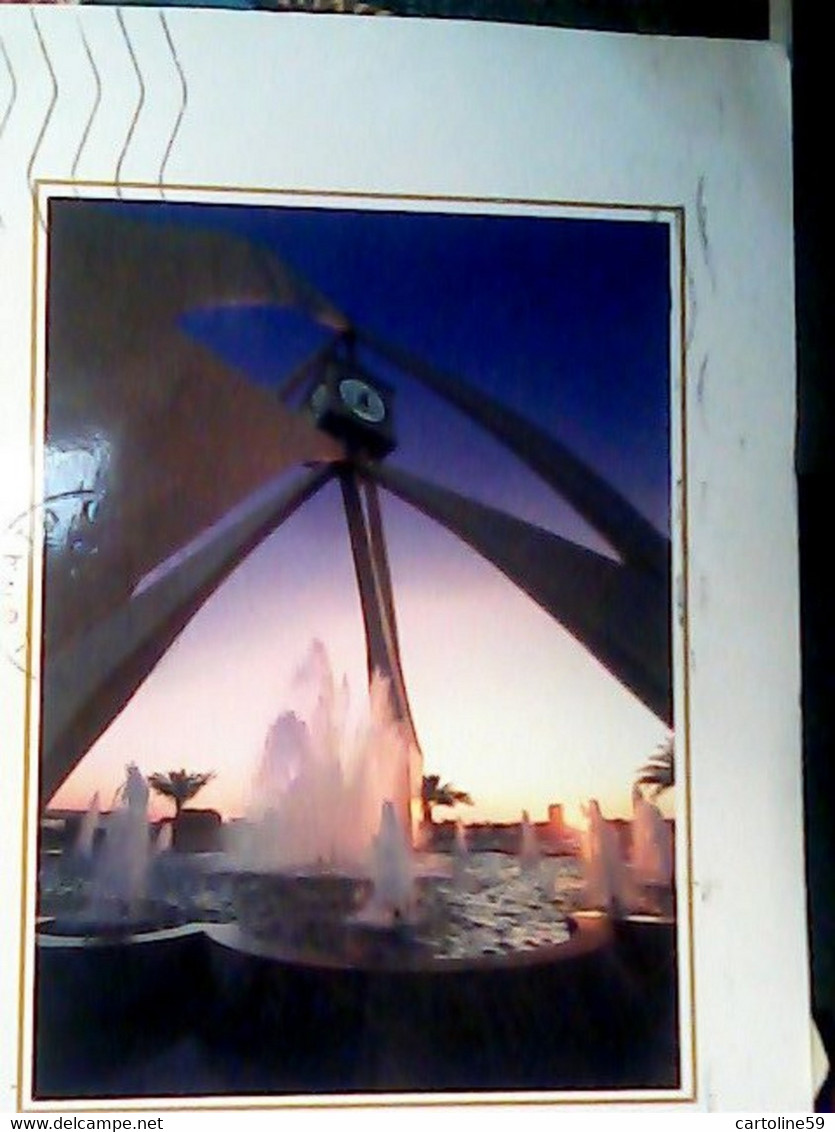 DUBAI THE CLOCK  OROLOGIO  DEIRA TOWER  VB1997 STAMP TIMBRE UAE  IN5416 - Dubai