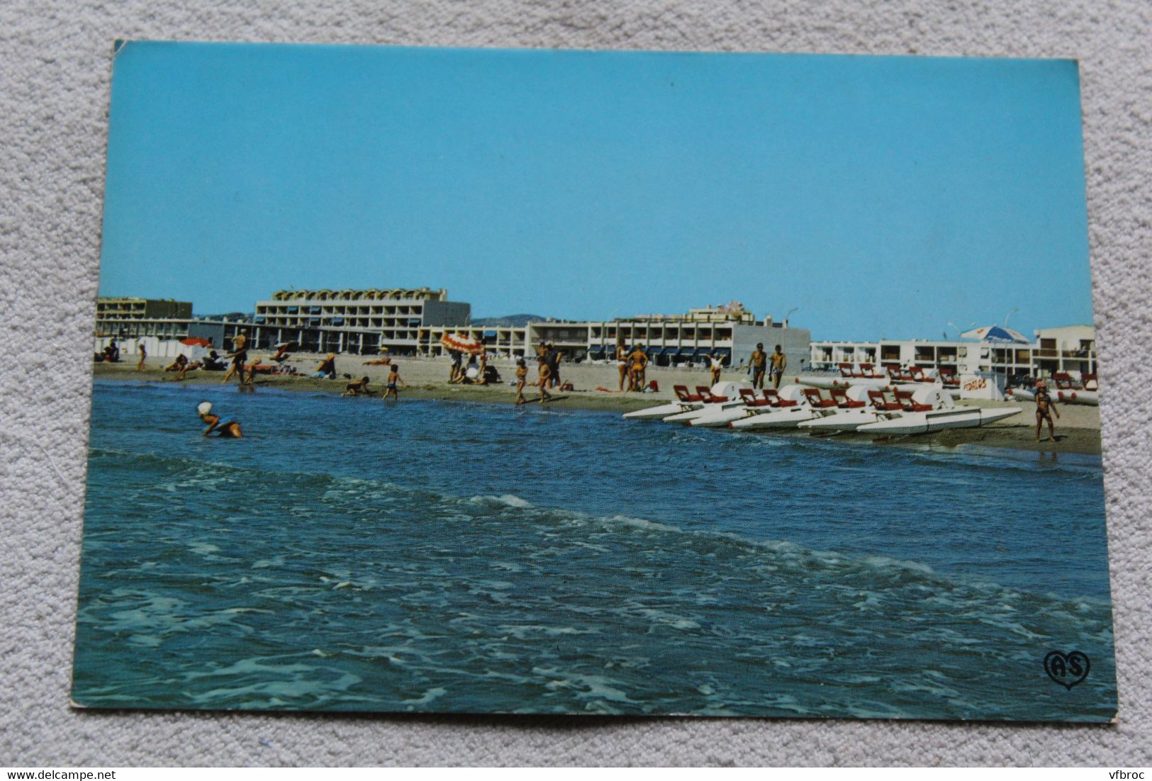 H486, Cpm, Canet Plage, La Plage, Pyrénées Orientales 66 - Canet Plage