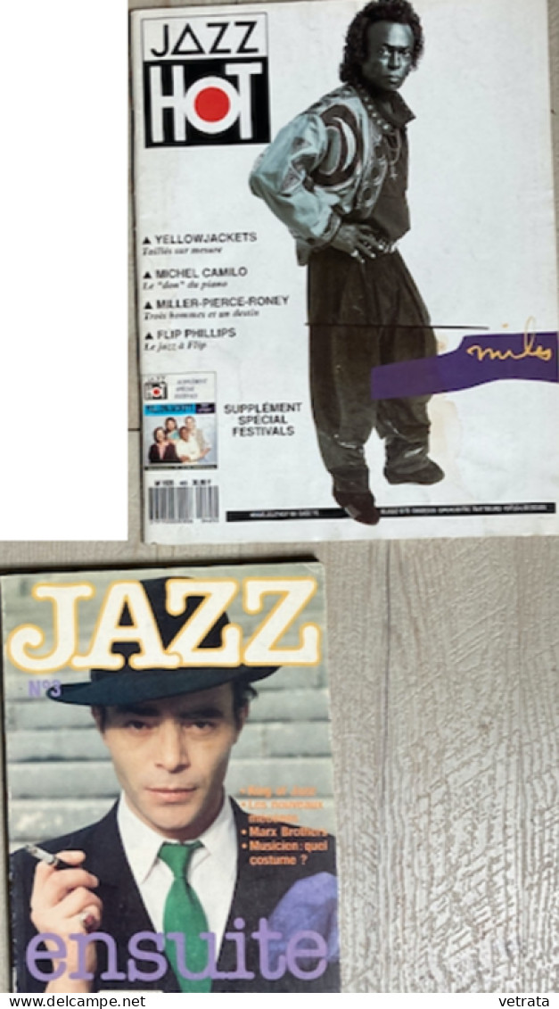 JAZZ : 3 Revues - 3 fascicules & 12 photos (Jazz Hot Gallery, 20 x 29 cm)  (Revues : Jazz Hot/Jazz Ensuite/Jazz à Paris)