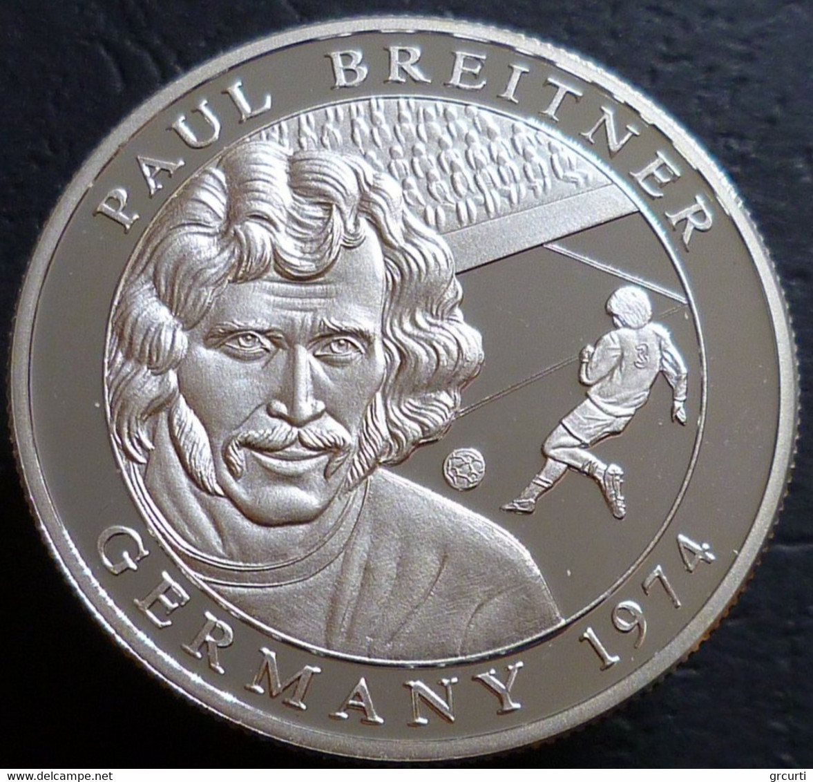 Liberia - 10 Dollars 2001 - Paul Breitner, Germania 1974 - UC# 222 - Liberia