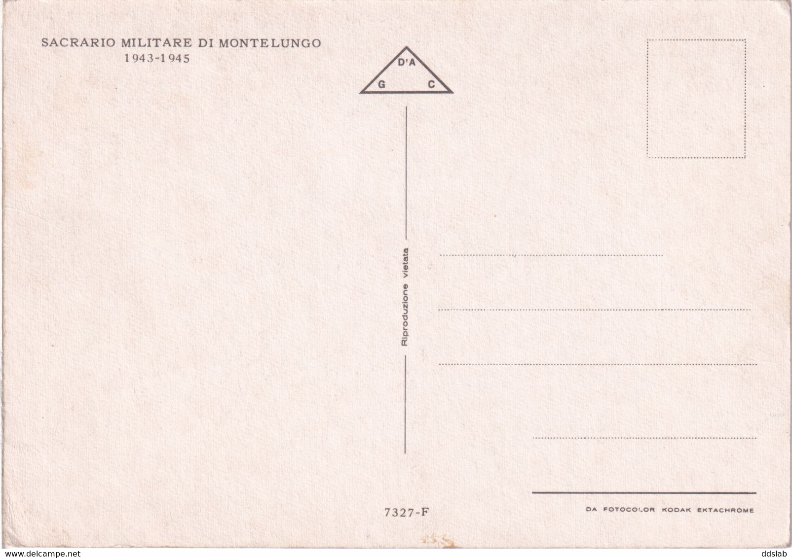 Mignano Monte Lungo (Caserta) - Sacrario Militare - Anni '80 - Caserta