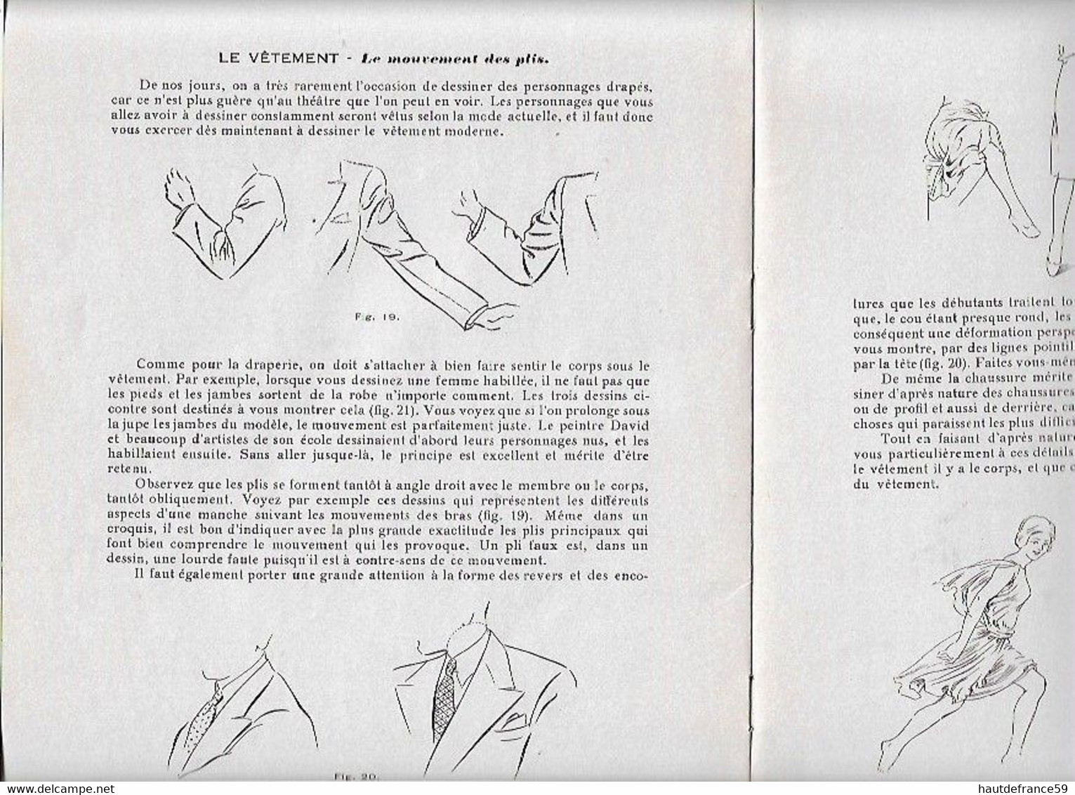 Enseignement Du Dessin COURS A.B.C  1937 LE CROQUIS DE PERSONNAGES Nombreux Dessins Schémas............. - Otros Planes
