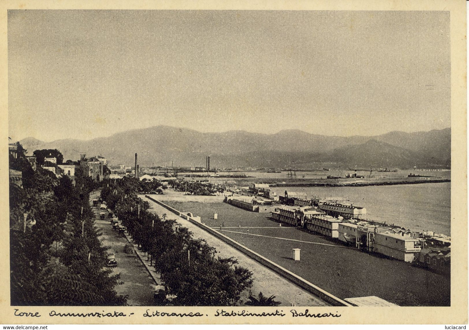 TORRE ANNUNZIATA -NAPOLI- LITORANEA -STABILIMENTI BALNEARI - Torre Annunziata