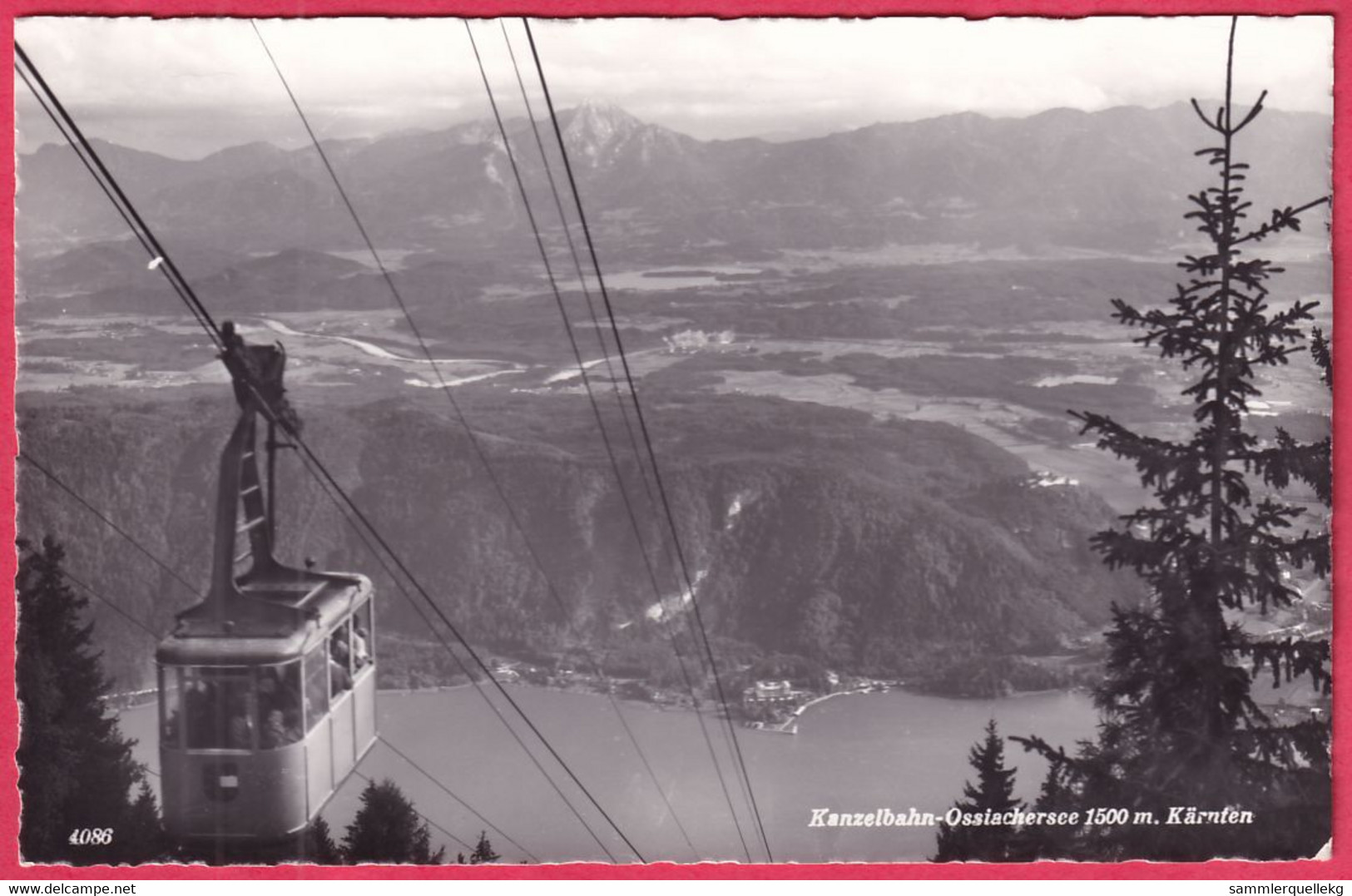 AK: Echtfoto - Kanzelbahn - Ossiachersee, Ungelaufen (Nr. 155) - Ossiachersee-Orte