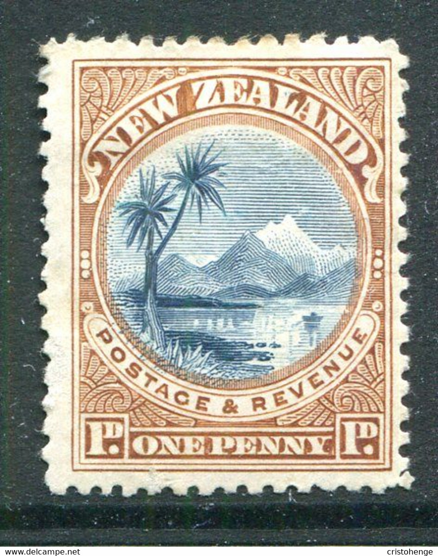 New Zealand 1898 Pictorials - No Wmk. - 1d Lake Taupo HM (SG 247) - Ongebruikt