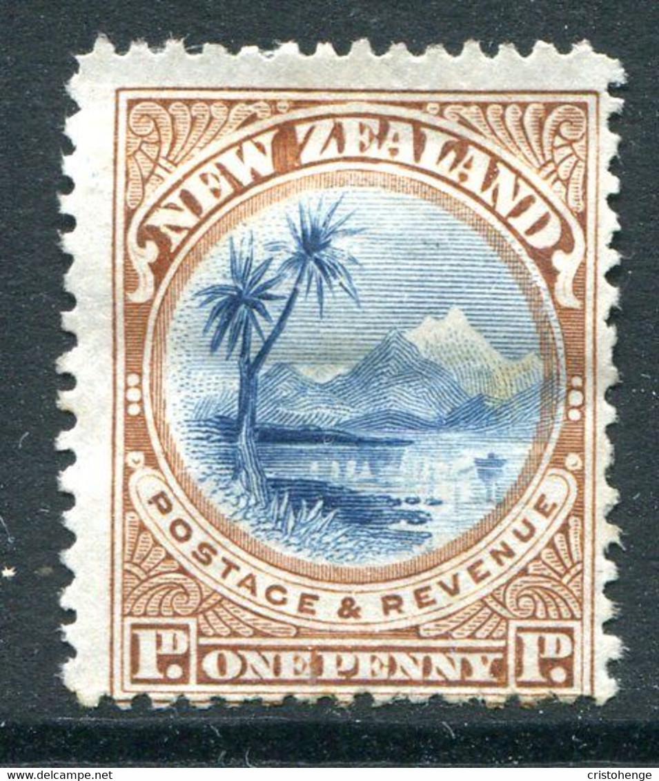 New Zealand 1898 Pictorials - No Wmk. - 1d Lake Taupo HM (SG 247) - Unused Stamps