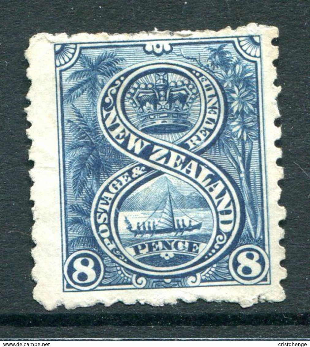 New Zealand 1899-03 Pictorials - No Wmk. - P.11 - 8d Maori War Canoe MNG (SG 266) - Unused Stamps