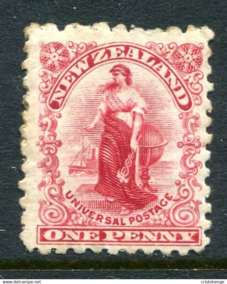 New Zealand 1901 Universal Penny Postage - Pirie Paper - P.11 - 1d Carmine HM (SG 278) - Nuovi