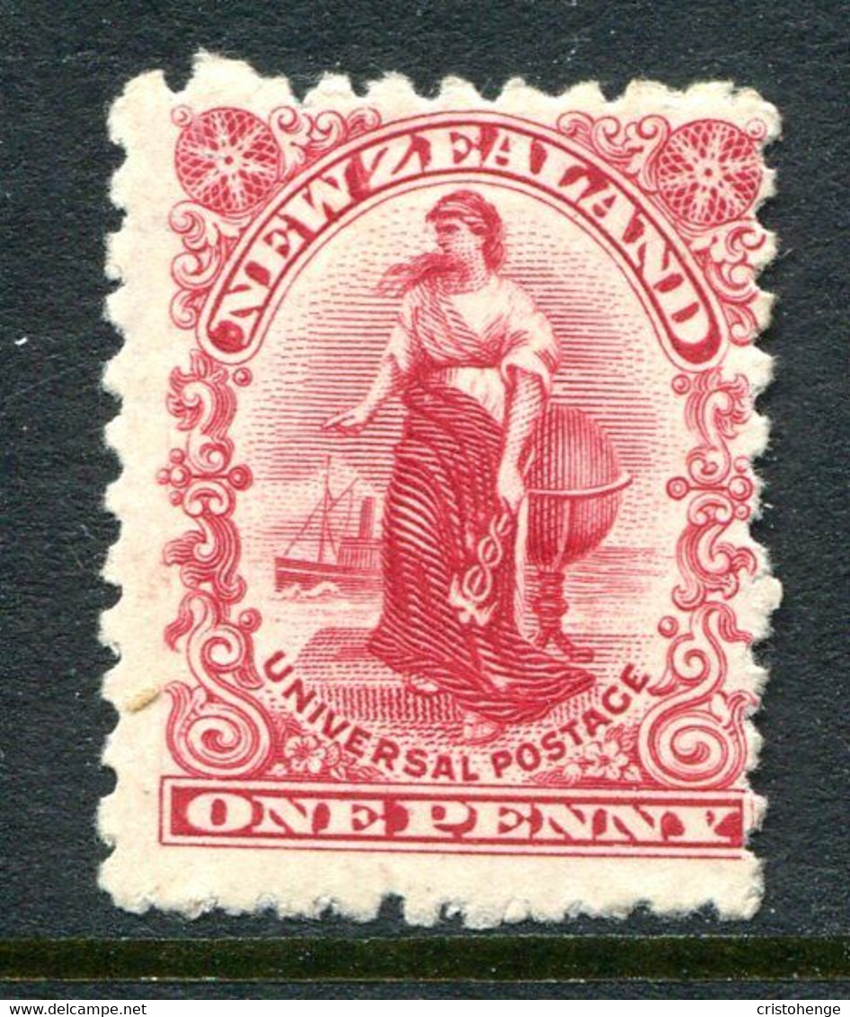 New Zealand 1901 Universal Penny Postage - Pirie Paper - P.11 - 1d Carmine HM (SG 278) - Ungebraucht