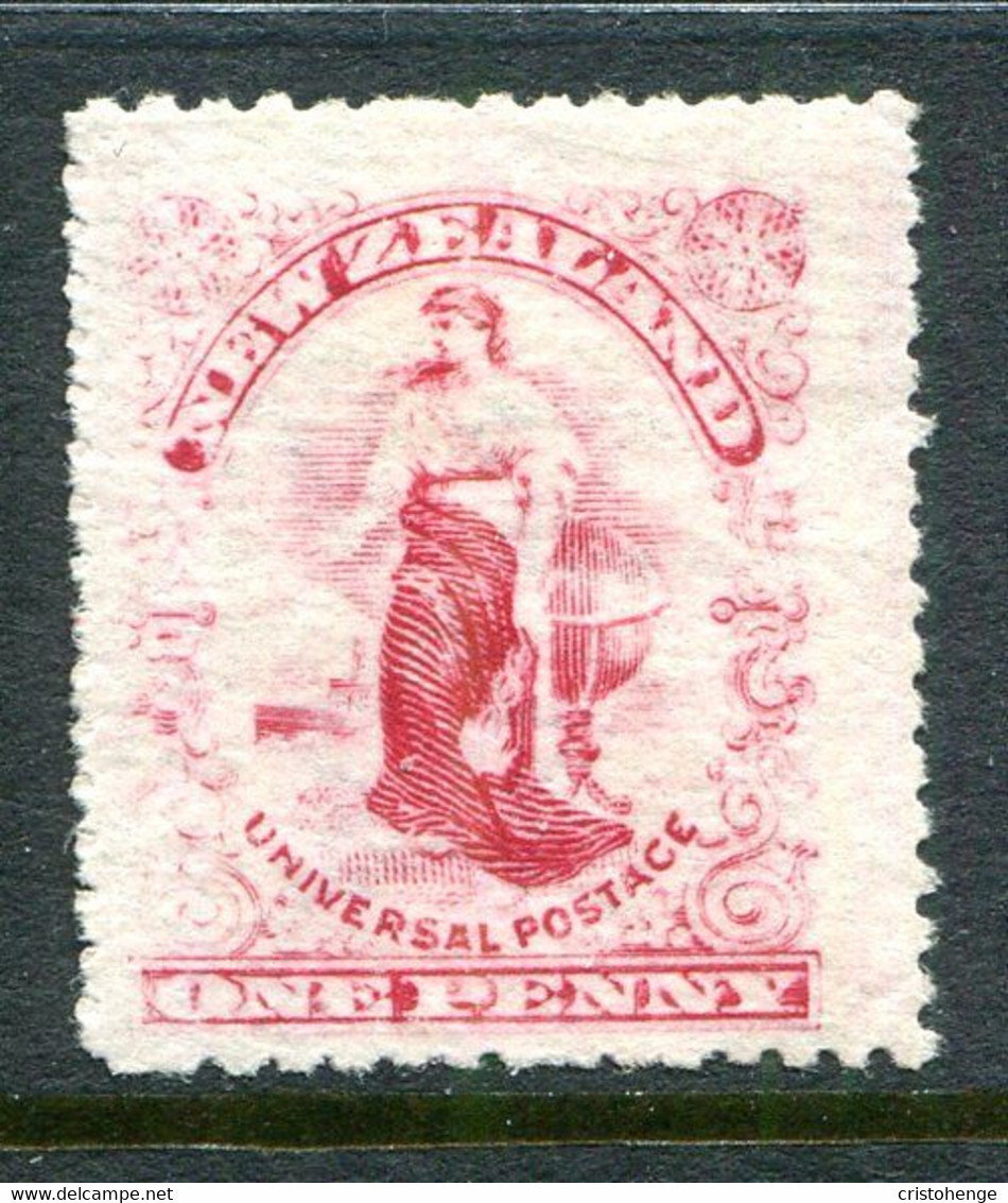 New Zealand 1906 Universal - Waterlow Plates - Cown Paper - P.14 - 1d Deep Rose-carmine HM (SG 352) - Ongebruikt