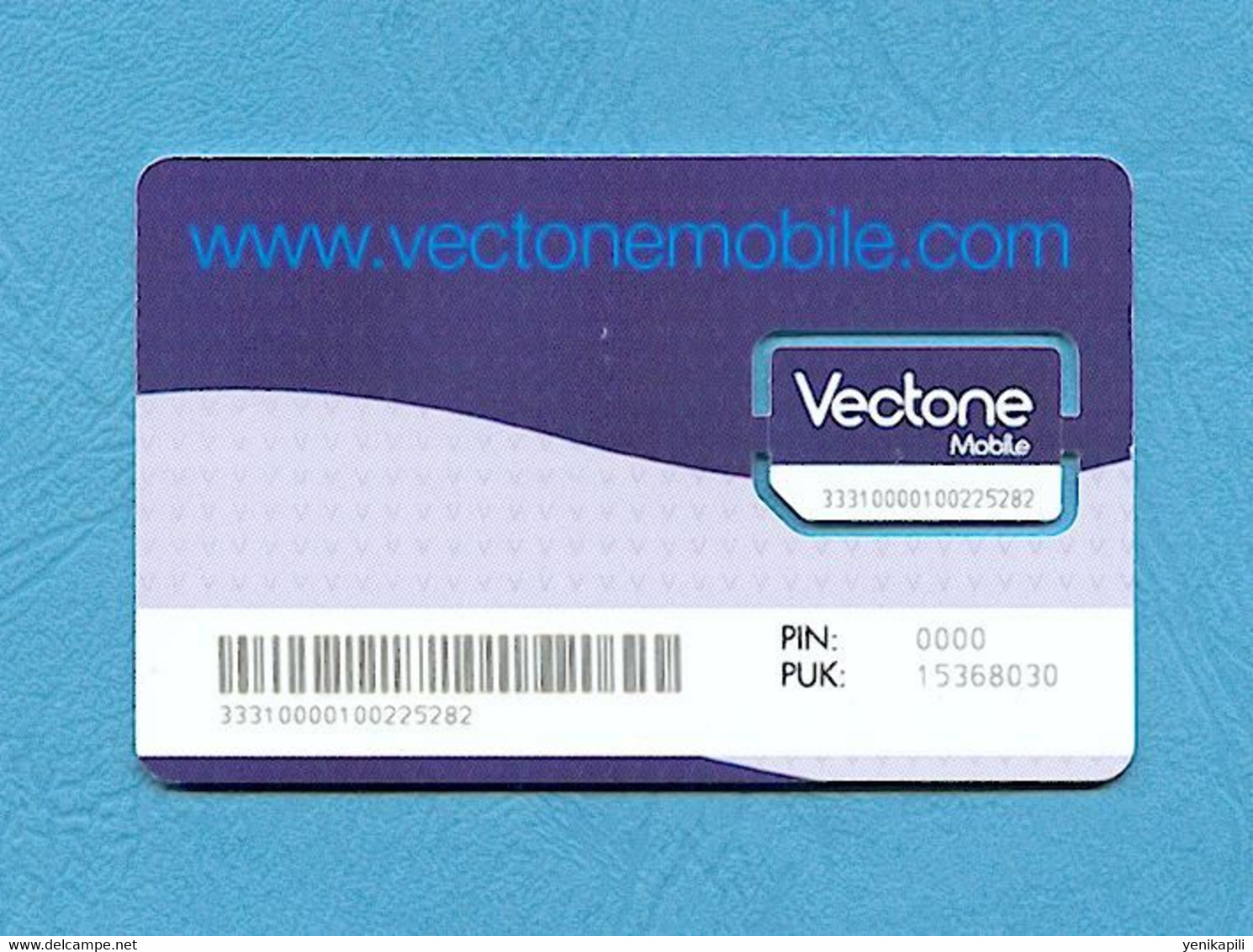 ( 5483 ) - Carte GSM - France - Vectone Mobile - ( Neuve ) - *** LUXE / EC *** - Voir Scan - - Mobicartes (GSM/SIM)