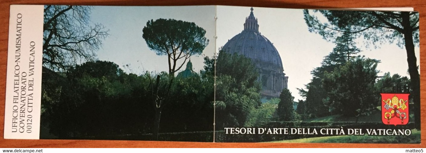 1993 - Vaticano -Tesori D'arte Della Città Del Vaticano -Libretto -  Serie Quattro Bolli Per Quattro Valori - Nuovo - Carnets