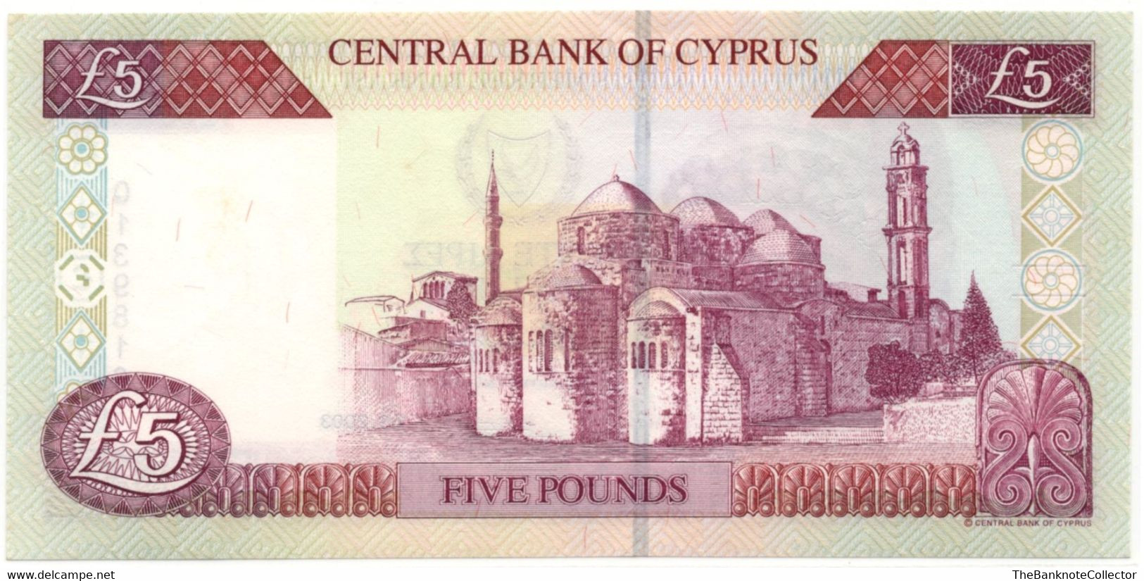 Cyprus 5 Pounds 2003 P-63 UNC - Zypern
