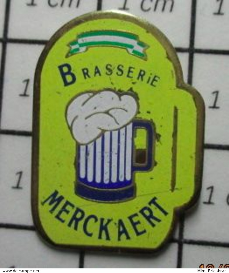 420 Pin's Pins / Beau Et Rare / THEME : BIERES / BOCK DE BIERE BRASSERIE MERCKAERT - Bière