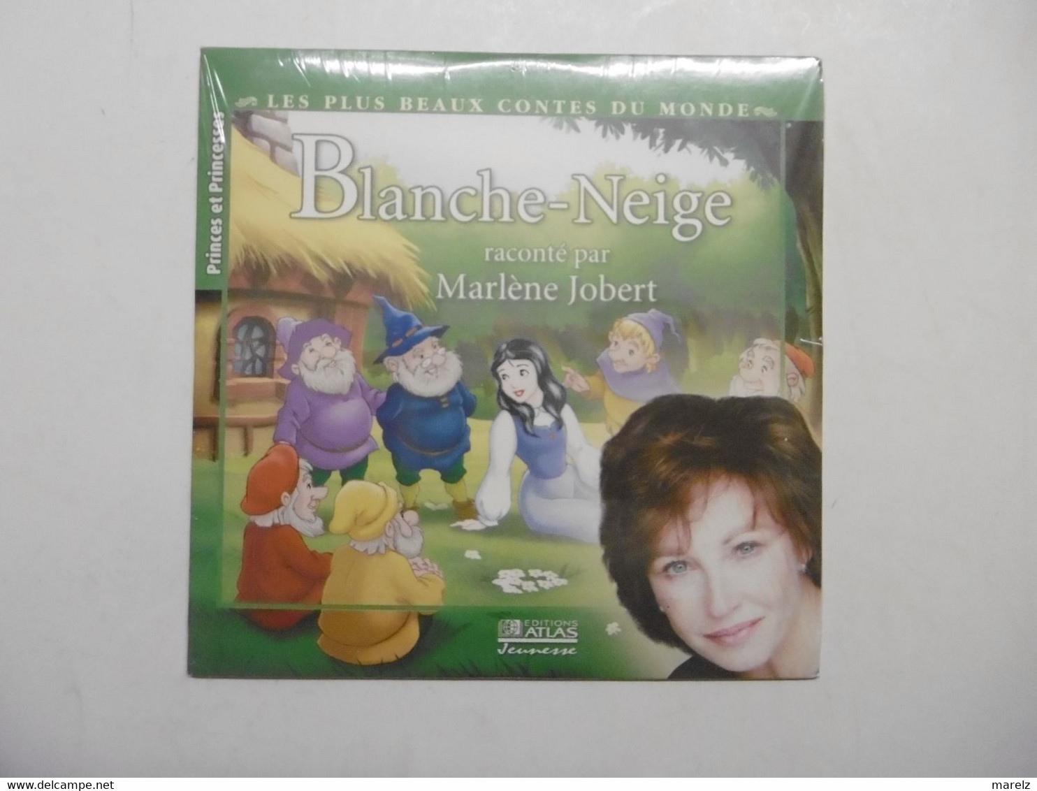 CD Enfants Contes Fables Et Légendes - BLANCHE-NEIGE Raconté Par Marlène JOBERT - Editions ATLAS Jeunesse - Kinderen