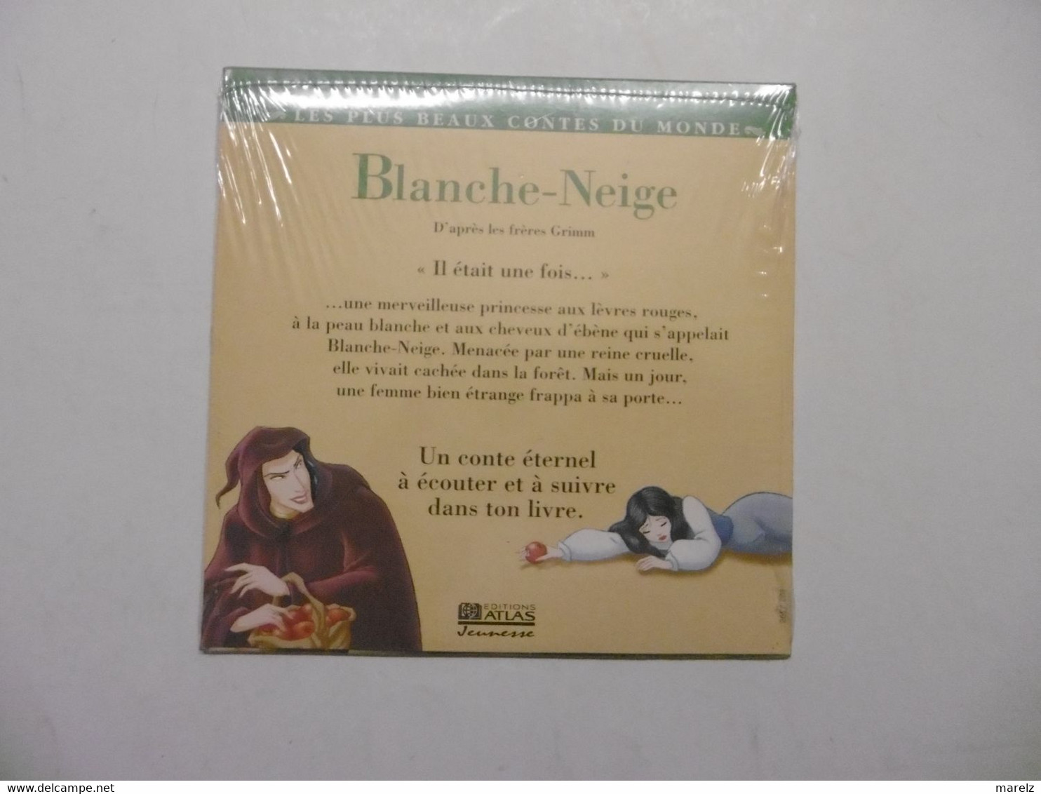 CD Enfants Contes Fables Et Légendes - BLANCHE-NEIGE Raconté Par Marlène JOBERT - Editions ATLAS Jeunesse - Bambini