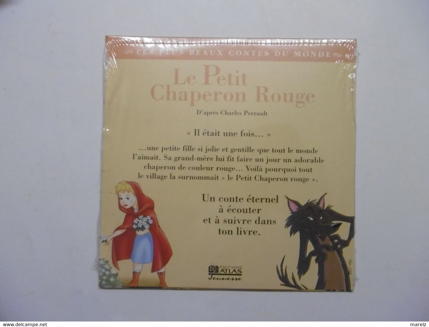 CD Enfants Contes Fables Et Légendes - Le Petit Chaperon Rouge Raconté Par Marlène JOBERT - Editions ATLAS Jeunesse - Niños