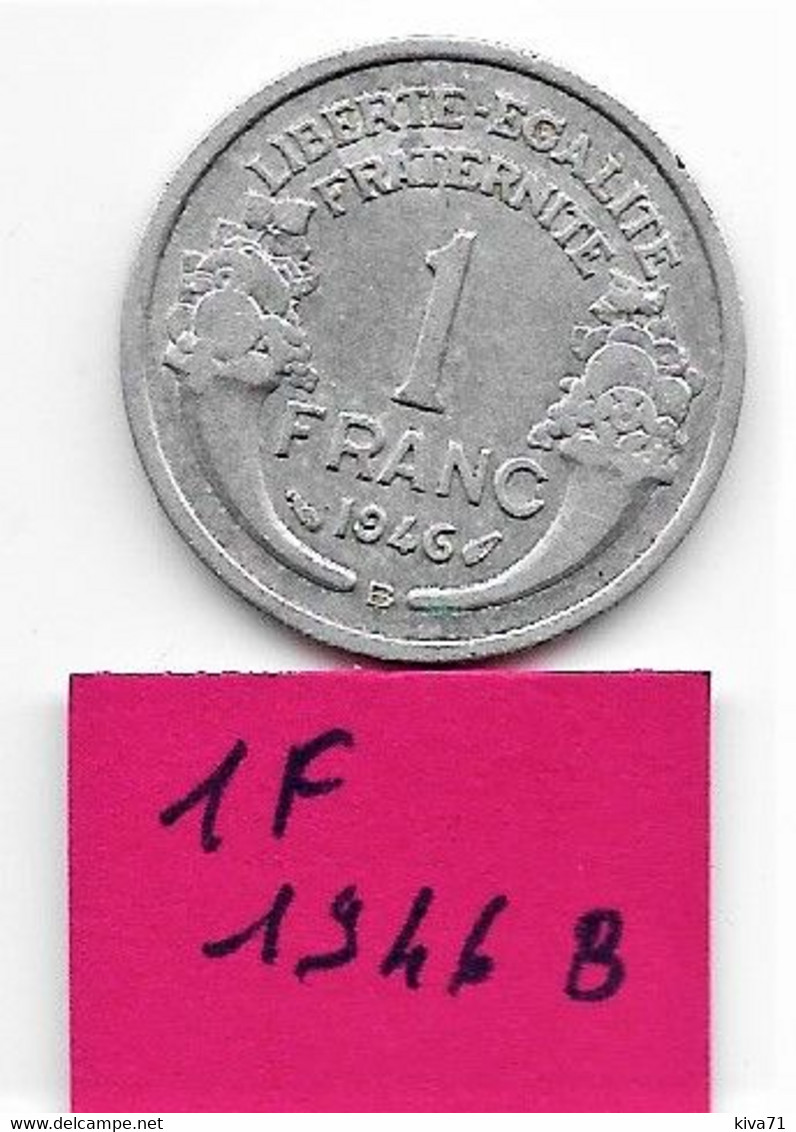 1 Franc " Morlon"  1946 B     TTB+ - 1 Franc