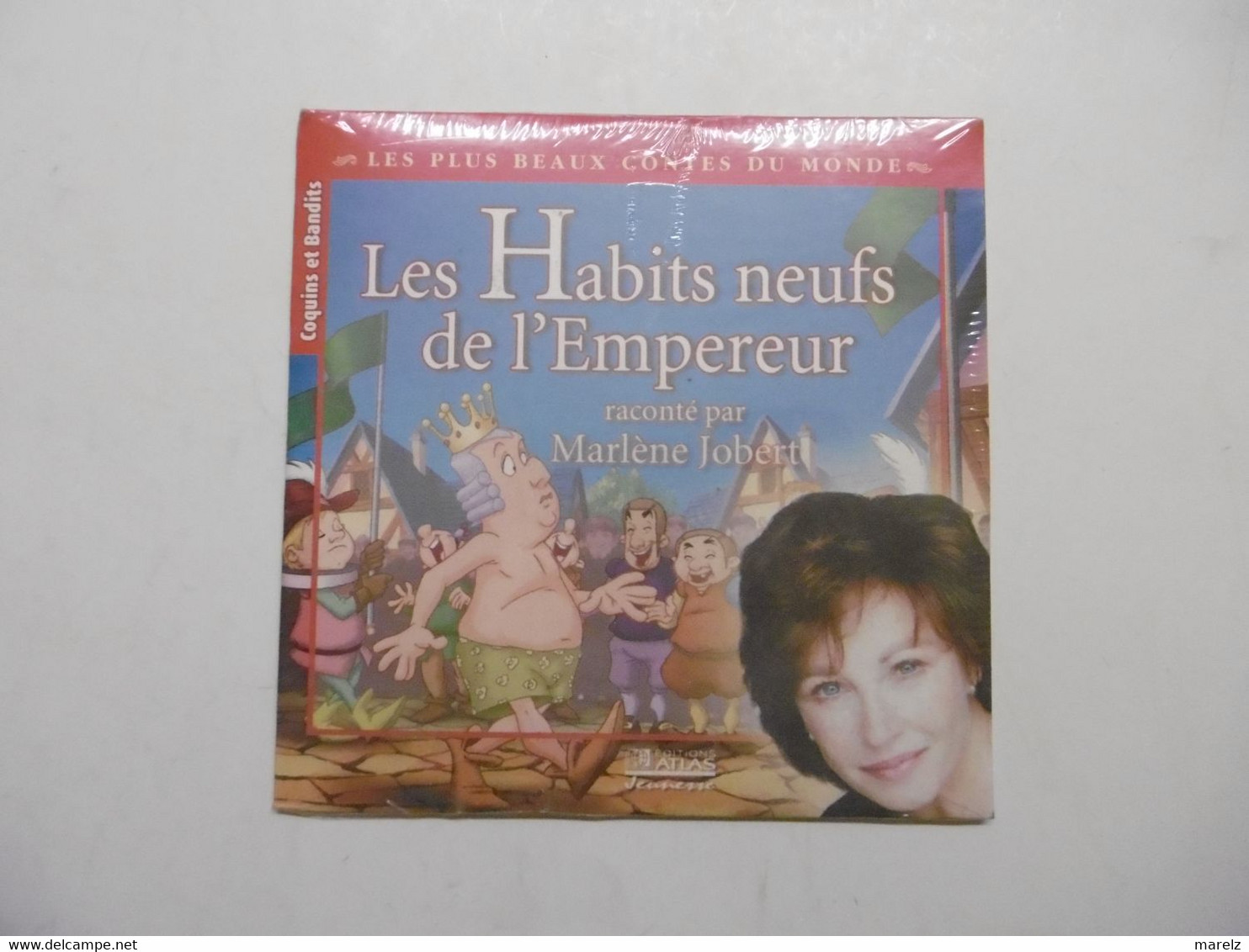CD Enfants Contes Fables Et Légendes - Les Habits Neufs De L'Empereur Raconté Par Marlène JOBERT Editions ATLAS Jeunesse - Kinderlieder