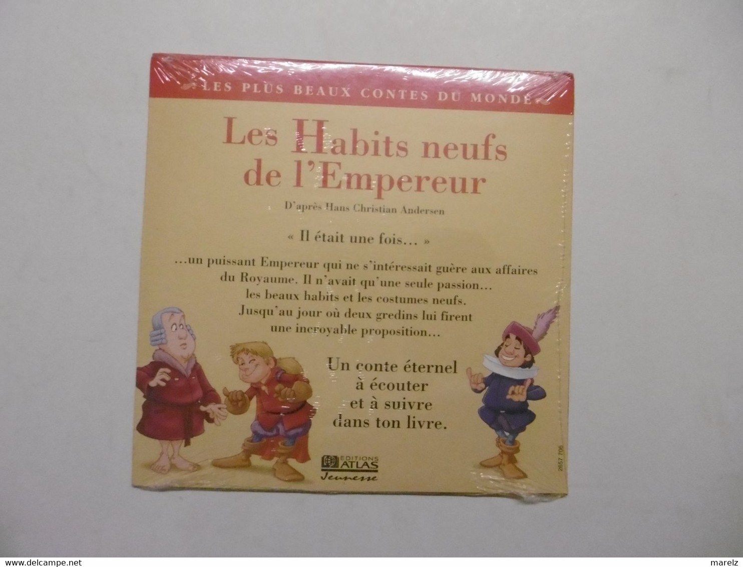 CD Enfants Contes Fables Et Légendes - Les Habits Neufs De L'Empereur Raconté Par Marlène JOBERT Editions ATLAS Jeunesse - Enfants