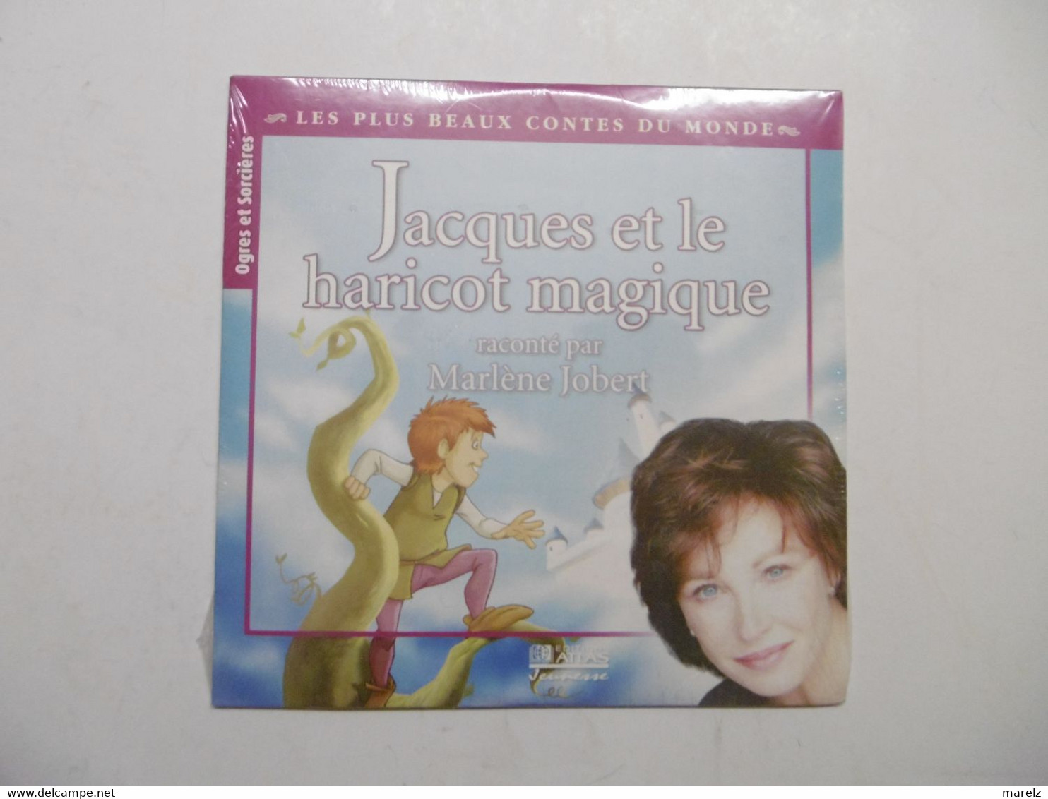 CD Enfants Contes Fables Et Légendes - Jacques Et Le Haricot Magique Raconté Par Marlène JOBERT Editions ATLAS Jeunesse - Kinderlieder