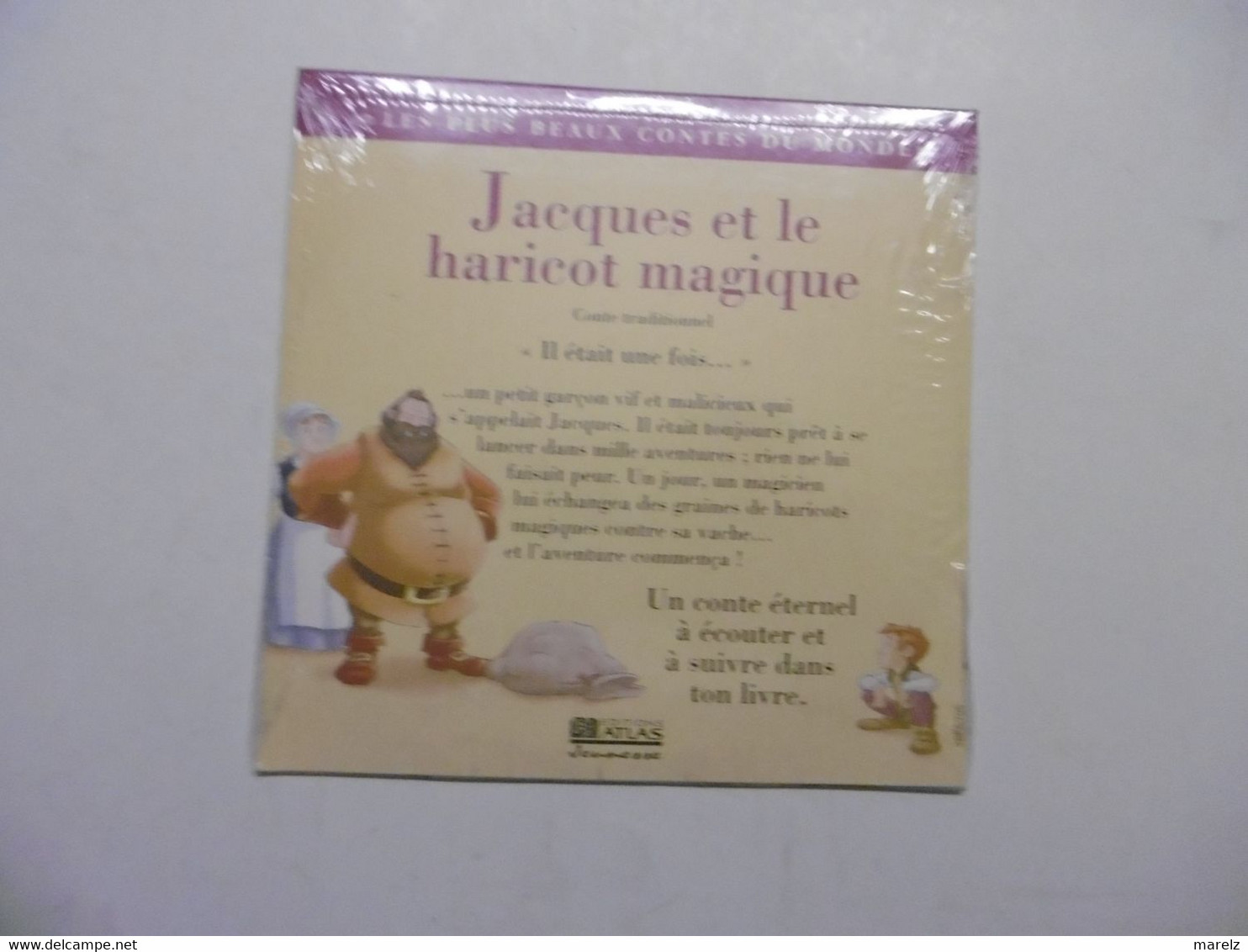 CD Enfants Contes Fables Et Légendes - Jacques Et Le Haricot Magique Raconté Par Marlène JOBERT Editions ATLAS Jeunesse - Kinderen